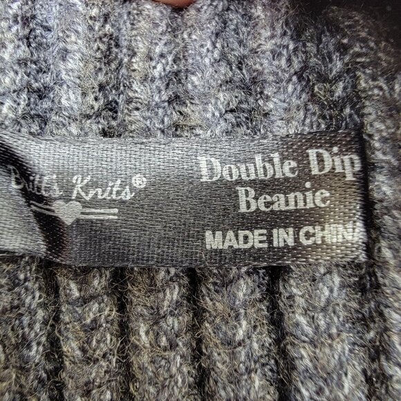 Britts Knits Girls Ski Cap Knit Double Dip Ombre Beanie Hat - Picture 4 of 5